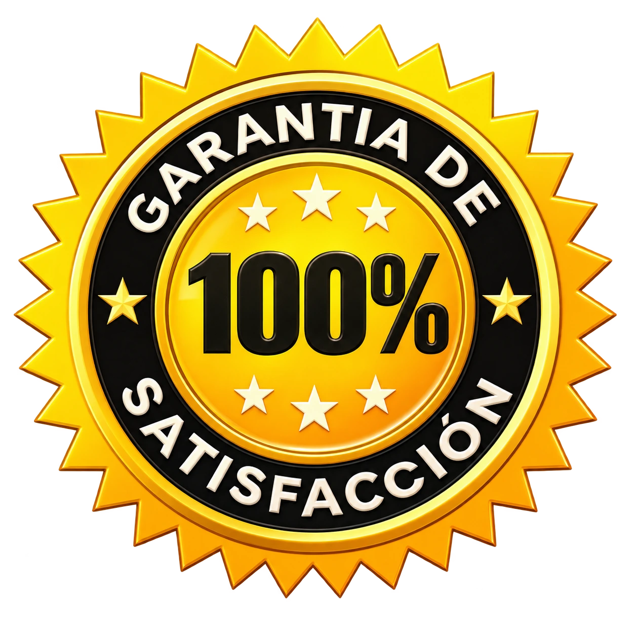 Sello de garantía 100% de satisfacción